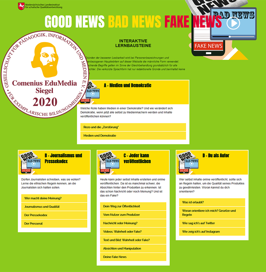 Good News Bad News Fake News